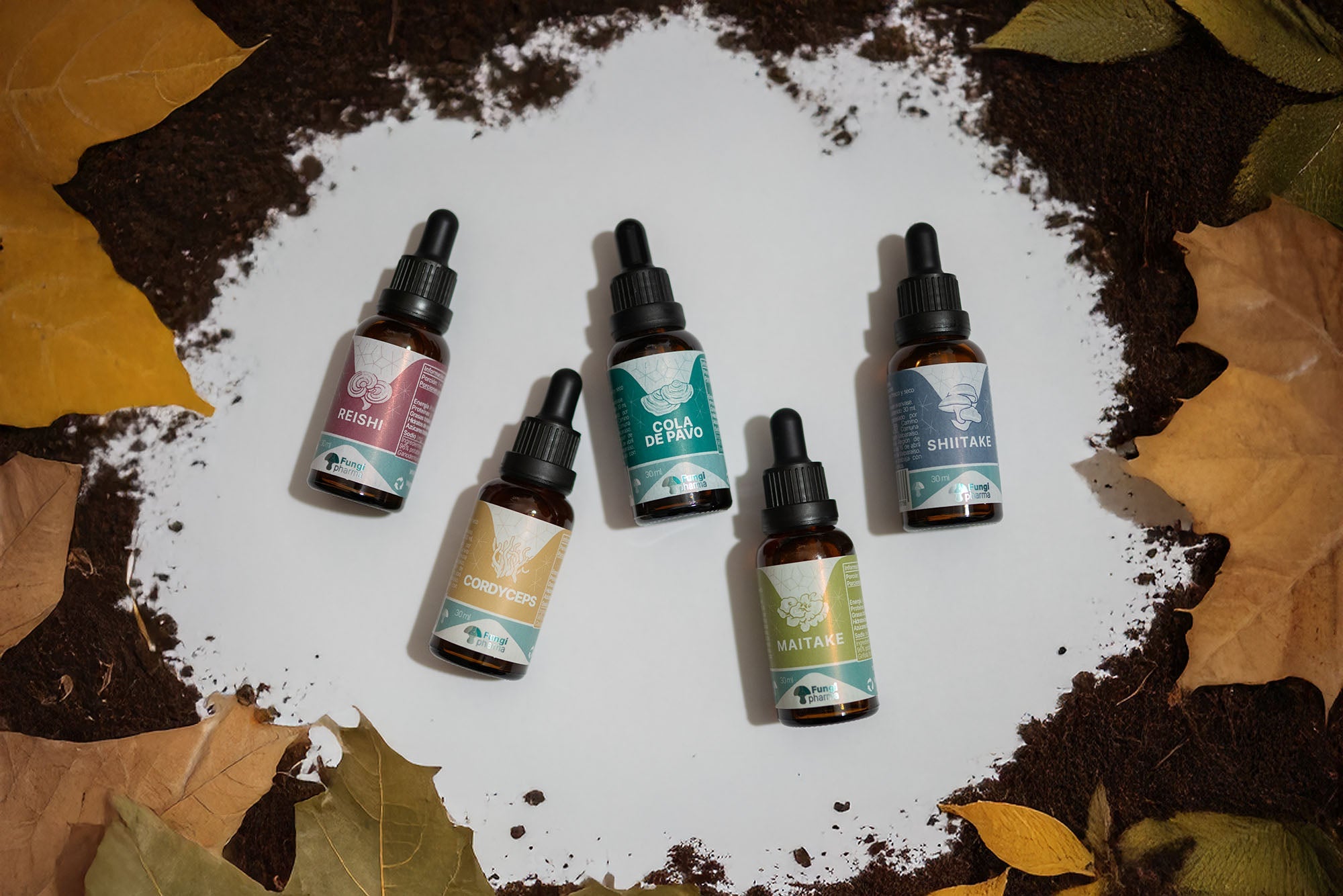 Imagen de hojas, para colección de principios activos